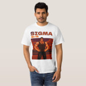 Sigma sterke man t-shirt (Voorkant volledig)