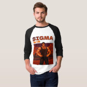 Sigma sterke man t-shirt (Voorkant volledig)