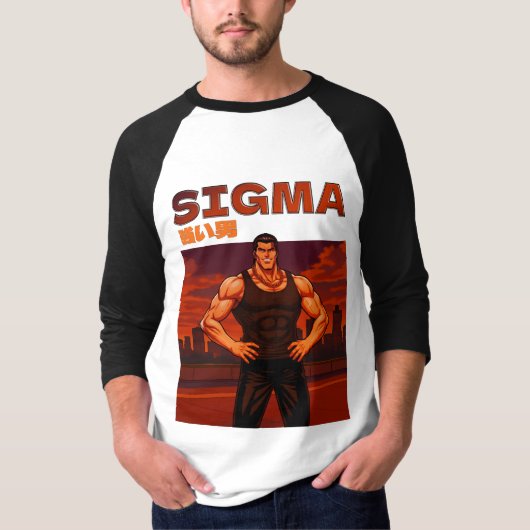 Sigma sterke man t-shirt (Voorkant)