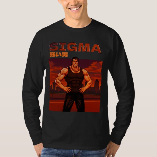 Sigma sterke man t-shirt (Voorkant)
