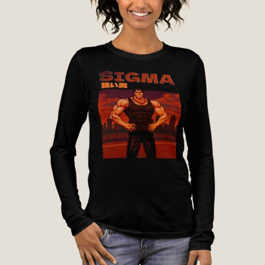 Sigma sterke man Tri-Blend shirt (Voorkant)