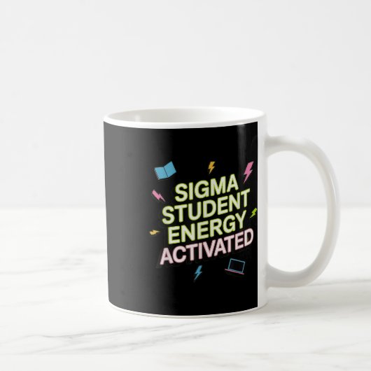 Sigma Student Energy Activated, Back To School, Ge Koffiemok (Rechts)
