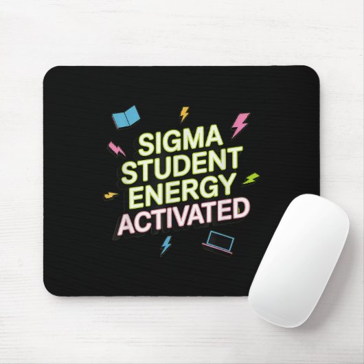 Sigma Student Energy Activated, Back To School, Ge Muismat (Met muis)