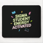 Sigma Student Energy Activated, Back To School, Ge Muismat (Voorkant)