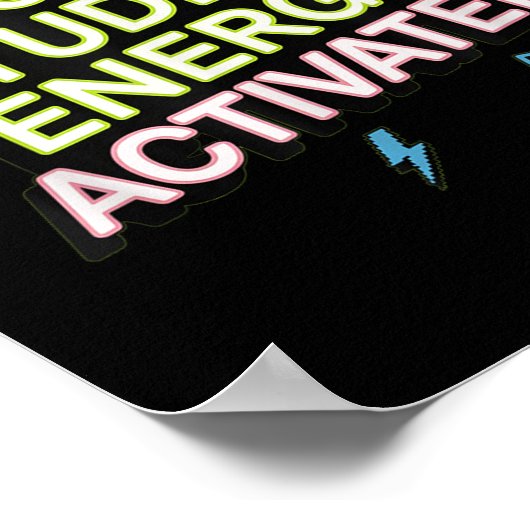 Sigma Student Energy Activated, Back To School, Ge Poster (Hoek)