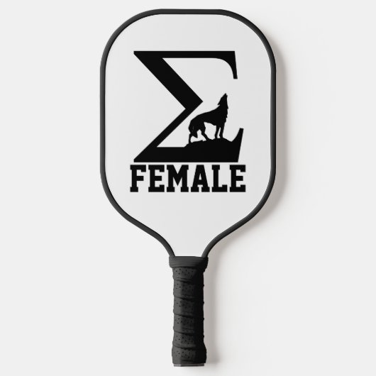 Sigma Vrouw lone wolf Pickleball Paddle (Voorkant)