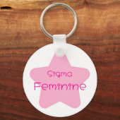 Sigma Vrouwelijk Acryl Sleutelhanger (Voorkant)