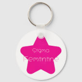 Sigma Vrouwelijk Acryl Sleutelhanger (Achterkant)
