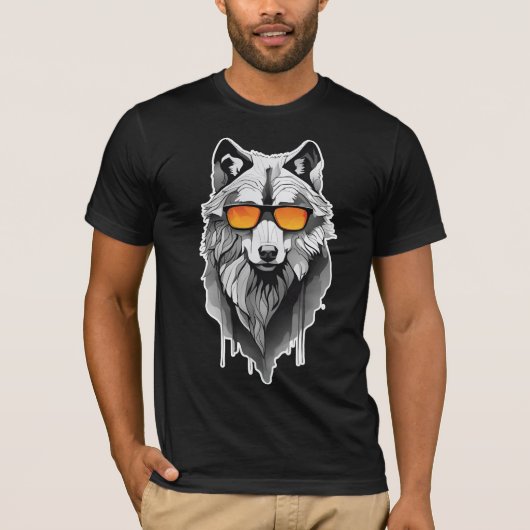 sigma wolf swag t-shirt (Voorkant)