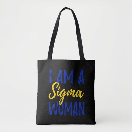 Sigma Woman Canvas tas (Voorkant)