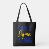 Sigma Woman Canvas tas (Achterkant)