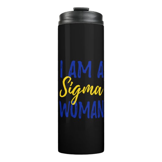 Sigma Woman Thermal Tumbler Thermosbeker (Voorkant)
