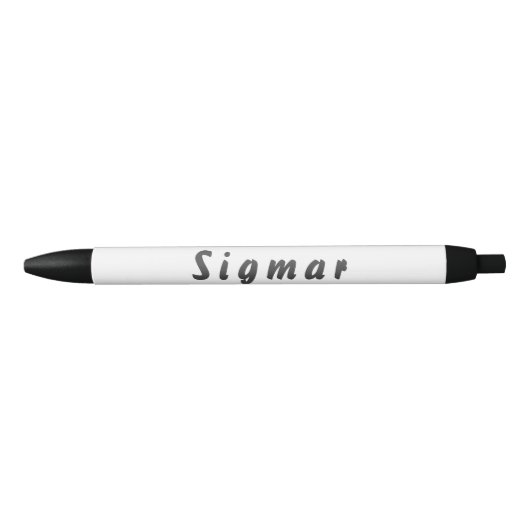 Sigmar Kugelschreiber Zwarte Inkt Pen (Voorkant)