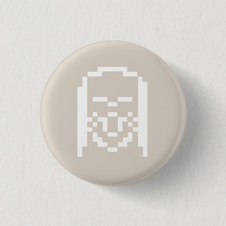 Sigmund, 8-bits front-logo ronde button 3,2 cm