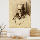 Sigmund Freud Art Print (Keuken)