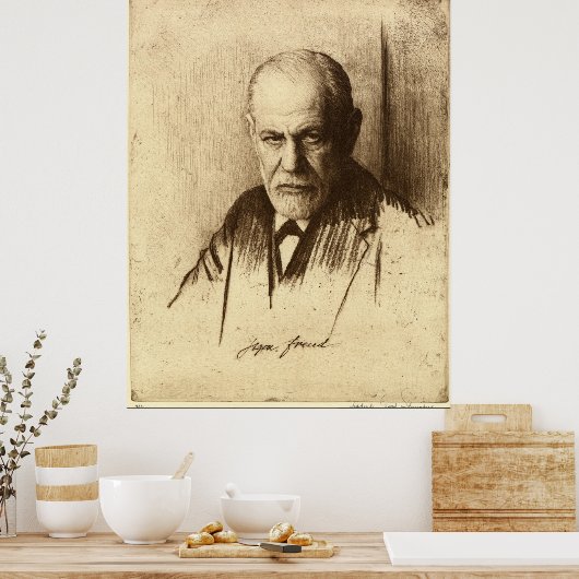 Sigmund Freud Art Print (Keuken)