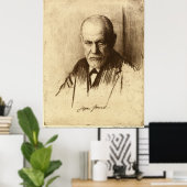 Sigmund Freud Art Print (Thuiskantoor)