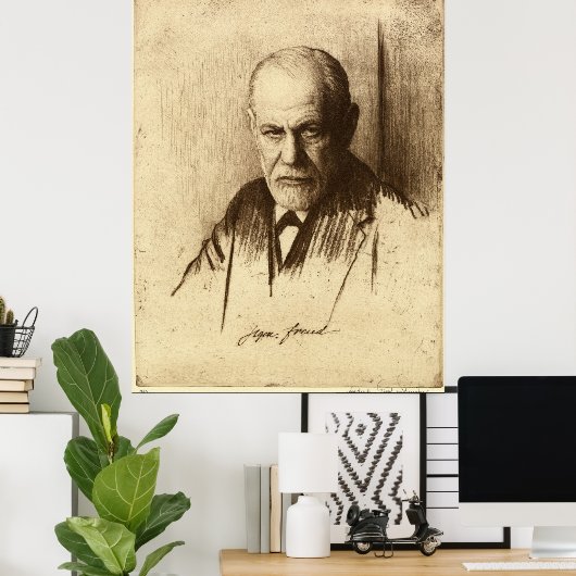 Sigmund Freud Art Print (Thuiskantoor)