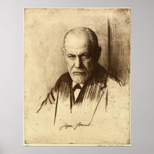 Sigmund Freud Art Print (Voorkant)