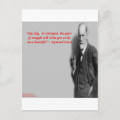 Sigmund Freud beroemd citaat "Struggle" Briefkaart (Voorkant)