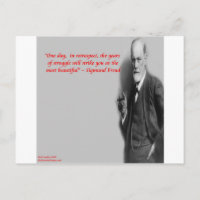 Sigmund Freud beroemd citaat "Struggle"