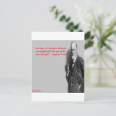 Sigmund Freud beroemde "strijd" citaat Briefkaart (Staand voorkant)