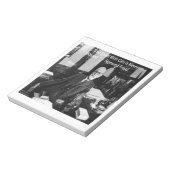 Sigmund Freud in zijn Kantoor- en grappige citaat Notitieblok (Linkerzijde)