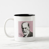 Sigmund Freud - Je moeder Tweekleurige Koffiemok (Links)