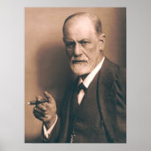 Sigmund Freud met Cigar Poster (Voorkant)