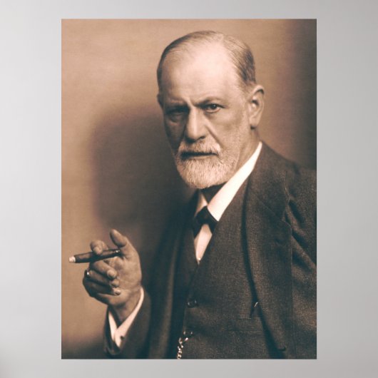 Sigmund Freud met Cigar Poster (Voorkant)