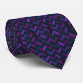 Sigmund Freud Neo Patchwork Zigzagn Necktie Stropdas (Opgerold)