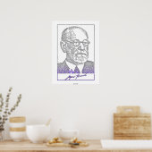 Sigmund Freud. Oostenrijkse neuroloog [008] Poster (Keuken)