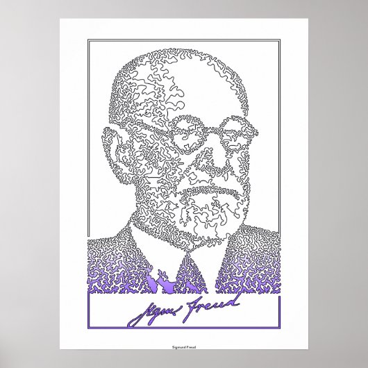 Sigmund Freud. Oostenrijkse neuroloog [008] Poster (Voorkant)