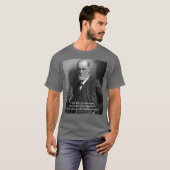 Sigmund Freud "Op een dag.." citaat t-shirt -om he (Voorkant volledig)