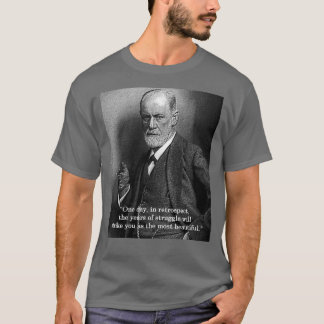 Sigmund Freud "Op een dag.." citaat t-shirt -om he