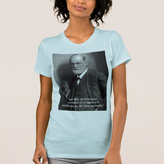 Sigmund Freud "Op een dag.." citaat t-shirt -om he