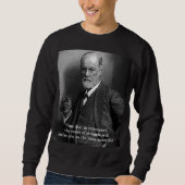 Sigmund Freud "Op een dag.." sweatshirt - kleur (Voorkant)
