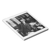 Sigmund Freud op Zijn Kantoor & Grappige Katten Ci Notitieblok (Schuin)