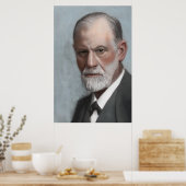 Sigmund Freud Psycholoog Art Portret Poster (Keuken)