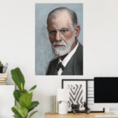Sigmund Freud Psycholoog Art Portret Poster (Thuiskantoor)