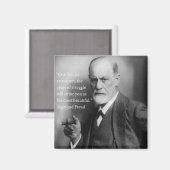 Sigmund Freud Quote Magnet 2 (Voorkant / Achterkant)