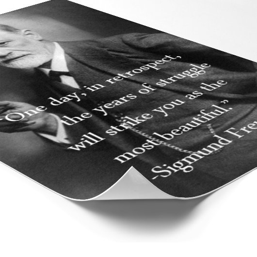 Sigmund Freud Quote Poster (Hoek)