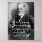 Sigmund Freud Quote Poster (Voorkant)