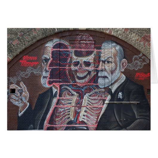 Sigmund Freud Street Art (Voorkant Horizontaal)