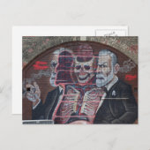 Sigmund Freud Street Art Briefkaart (Voorkant / Achterkant)