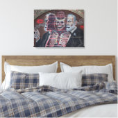 Sigmund Freud Street Art Canvas Afdruk (Insitu (Slaapkamer))