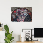Sigmund Freud Street Art Poster (Thuiskantoor)