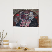 Sigmund Freud Street Art Poster (Keuken)