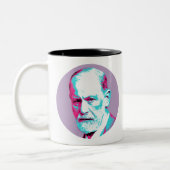 Sigmund Freud Tweekleurige Koffiemok (Links)