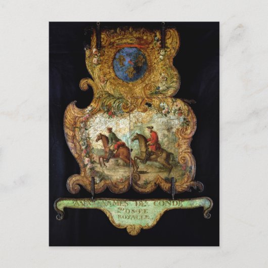 Sign for the Royal Mail of Chantilly Briefkaart (Voorkant)